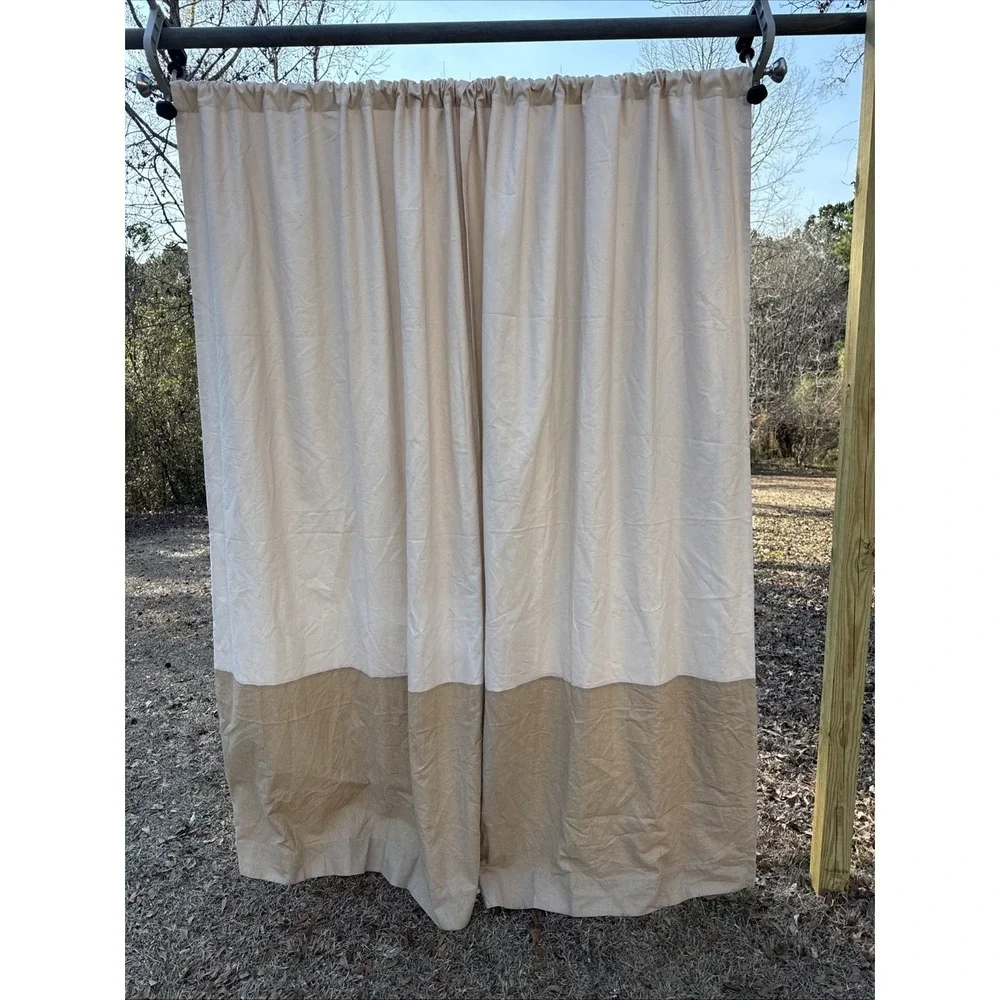 Pottery Barn Beige On Tan 50 X 96